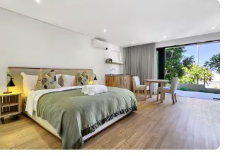 Bedroom 1 — Sea-facing with terrace access